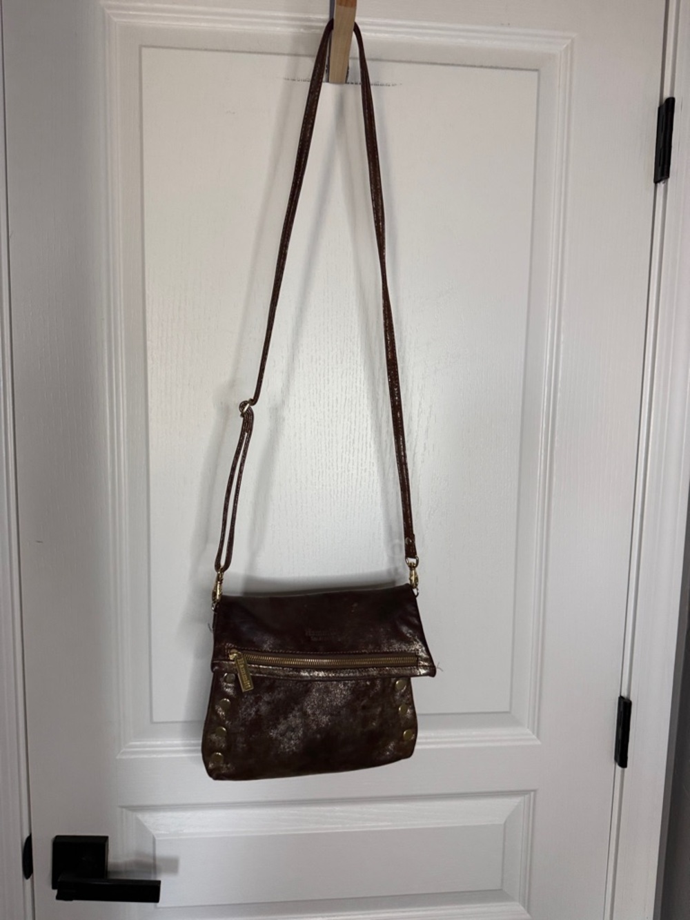 Hammitt Metallic Brown Crossbody Bag - Picture 2 of 10